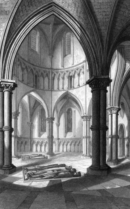 Framed Print : Temple Church Interior Framed Print : Temple Church Interior