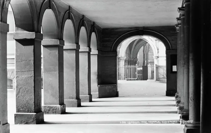 Framed Print : The Temple Cloisters Framed Print : The Temple Cloisters