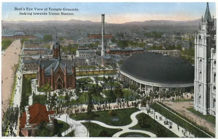 Framed Print : Temple Grounds, Salt Lake City, Utah, USA Framed Print : Temple Grounds, Salt Lake City, Utah, USA