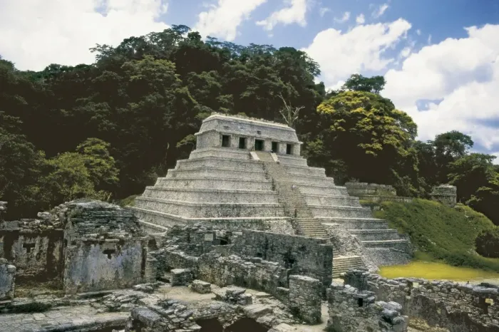 Framed Print : Temple of the Inscriptions. MEXICO. CHIAPAS Framed Print : Temple of the Inscriptions. MEXICO. CHIAPAS