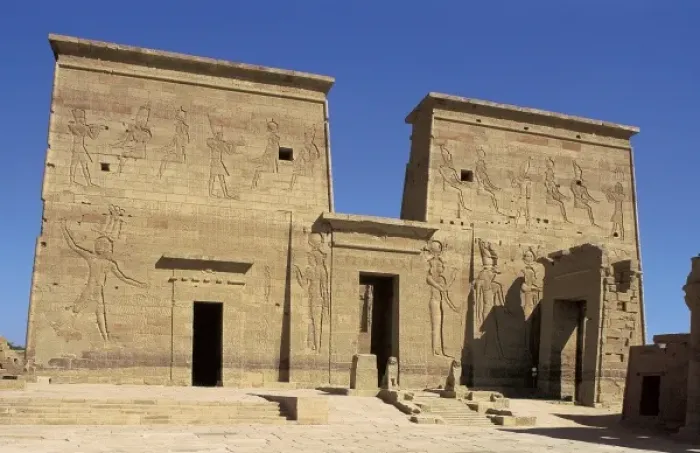 Framed Print : Temple of Isis. EGYPT. Philae. Temple of Isis Framed Print : Temple of Isis. EGYPT. Philae. Temple of Isis