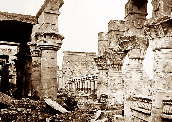 Temple of Isis, Philae, Egypt, Victorian period
