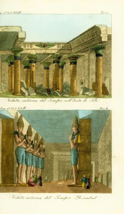 Framed Print : Temple of Isis on Philae Island and Great Framed Print : Temple of Isis on Philae Island and Great