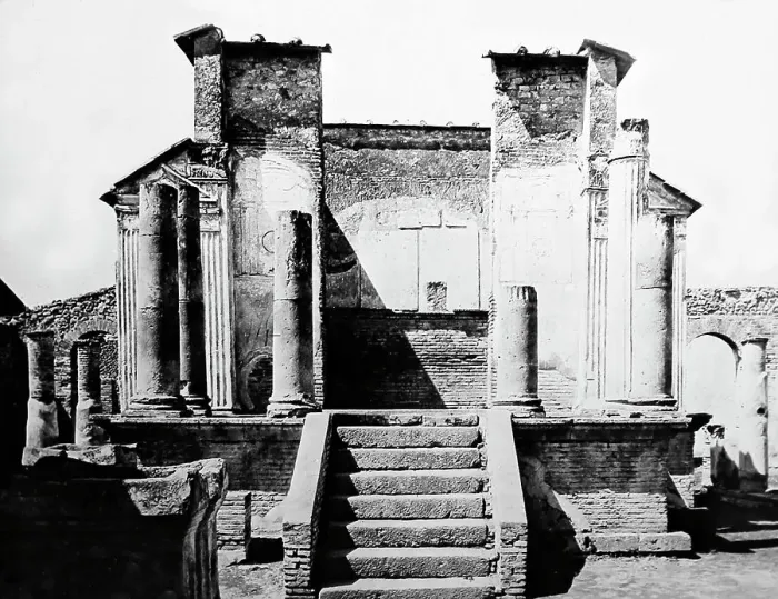 Framed Print : Temple of Isis, Pompeii, Italy, Victorian period Framed Print : Temple of Isis, Pompeii, Italy, Victorian period