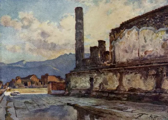 Framed Print : Temple of Juno - Pompeii Framed Print : Temple of Juno - Pompeii