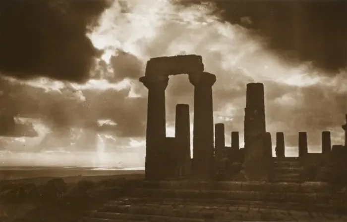 Framed Print : Temple of Juno - Sunset Framed Print : Temple of Juno - Sunset