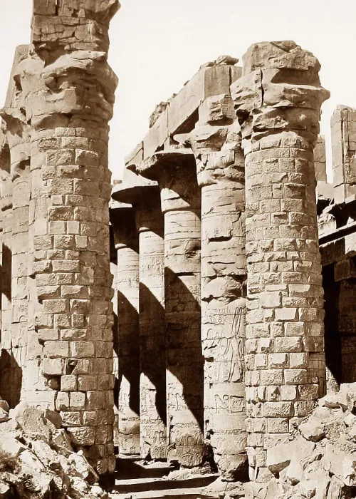 Framed Print : Temple of Karnak, Egypt