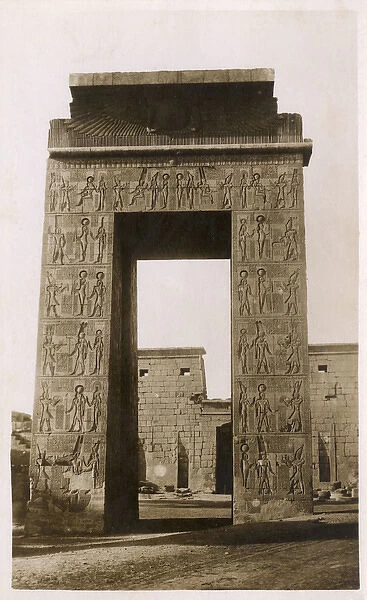 The Temple of Khonsu, Karnak, Egypt - Gateway of Ptolemy III
