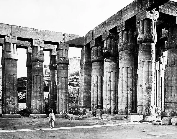 Temple at Luxor, Egypt, Victorian period