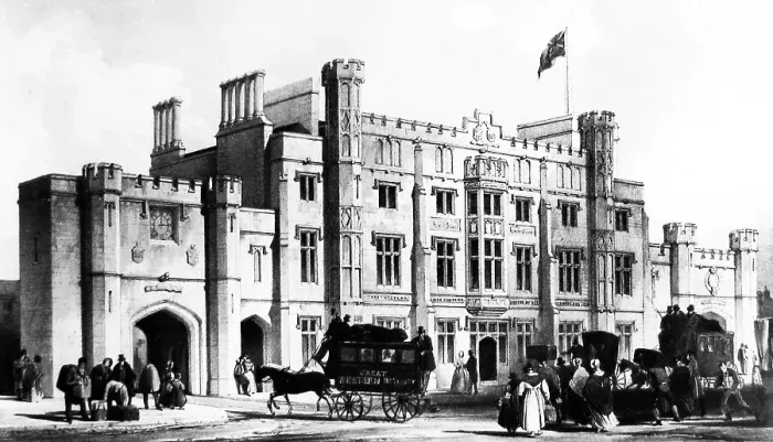 Framed Print : Temple Meads Railway Station, Bristol - Victorian period Framed Print : Temple Meads Railway Station, Bristol - Victorian period
