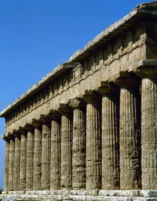 Framed Print : Temple of Poseidon. Paestum Framed Print : Temple of Poseidon. Paestum