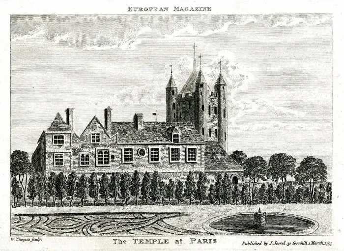 Framed Print : The Temple Prison, Paris, France Framed Print : The Temple Prison, Paris, France