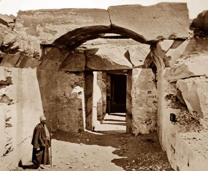 Framed Print : Temple of Seti 1, Abydos, Egypt, Victorian period Framed Print : Temple of Seti 1, Abydos, Egypt, Victorian period