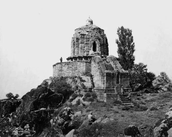 Framed Print : Temple, Takht-i-Suliman Hill, Srinagar, India Framed Print : Temple, Takht-i-Suliman Hill, Srinagar, India