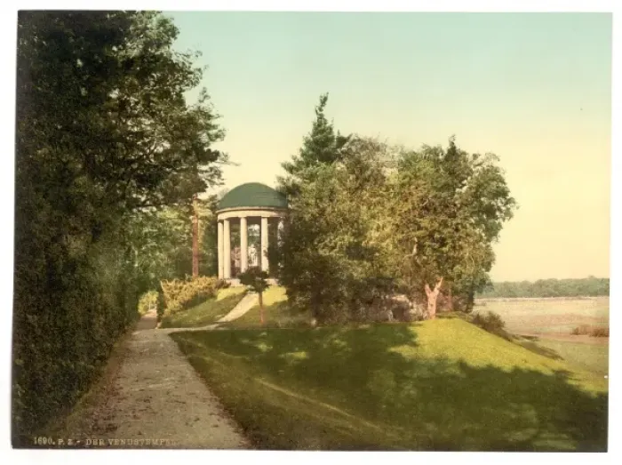 Framed Print : The Temple of Venus, park of Worlitz, Anhalt, Germany Framed Print : The Temple of Venus, park of Worlitz, Anhalt, Germany