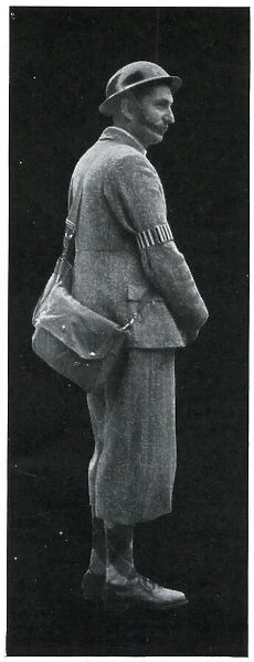 A temporary wartime policeman in uniform, September 1939