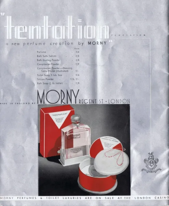 Framed Print : Temptation a new perfume from Mornay, London Framed Print : Temptation a new perfume from Mornay, London