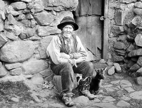 Tenant of a mountain farm, West of Ireland, early 1900s