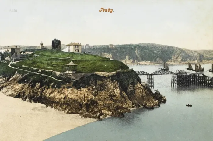 Framed Print : Tenby, Wales Framed Print : Tenby, Wales