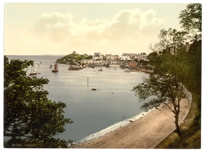 Framed Print : Tenby, Wales Framed Print : Tenby, Wales