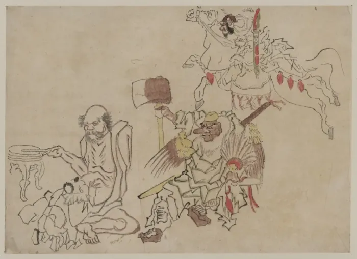 Framed Print : Tengu and miscellany Framed Print : Tengu and miscellany