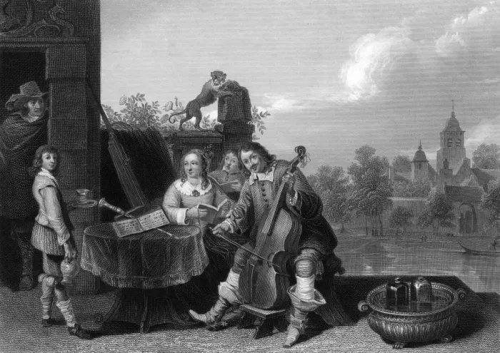 Framed Print : Teniers and Family Framed Print : Teniers and Family