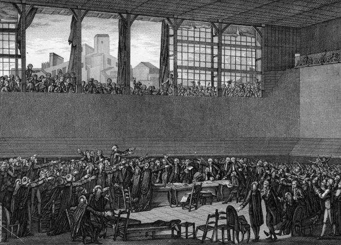 Framed Print : TENNIS COURT OATH Framed Print : TENNIS COURT OATH