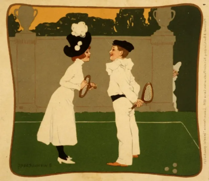 Framed Print : Tennis : Love Game Framed Print : Tennis : Love Game