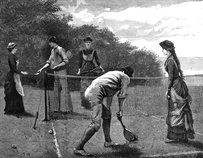 Framed Print : Tennis / Mixed Doubles Framed Print : Tennis / Mixed Doubles