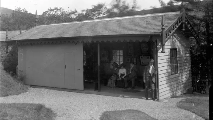 Framed Print : Tennis pavillion in Moffat Framed Print : Tennis pavillion in Moffat
