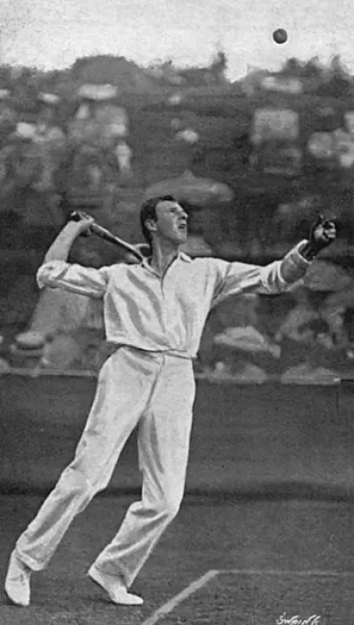 Framed Print : Tennis player Anthony Wilding serving, 1905 Framed Print : Tennis player Anthony Wilding serving, 1905