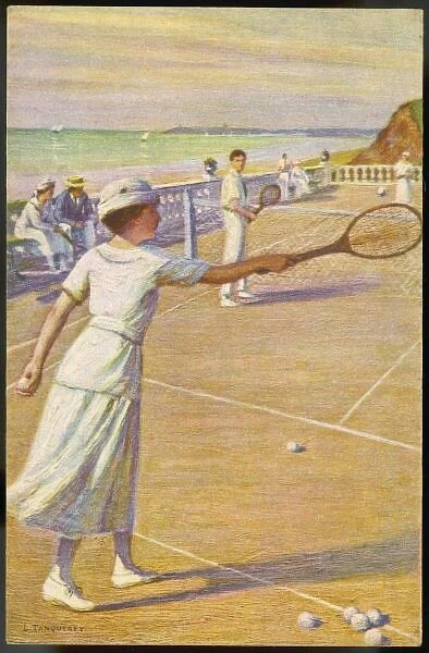 Tennis by the Sea