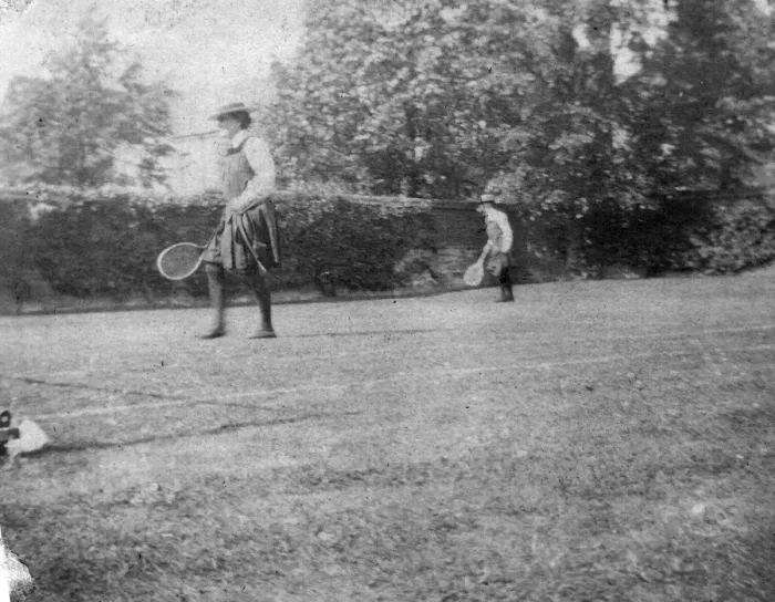 Framed Print : Tennis students Framed Print : Tennis students