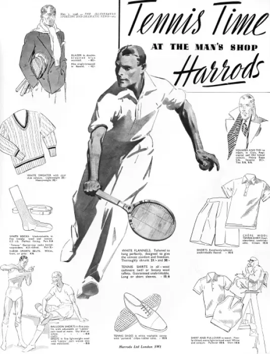 Framed Print : Tennis time at Harrods Framed Print : Tennis time at Harrods