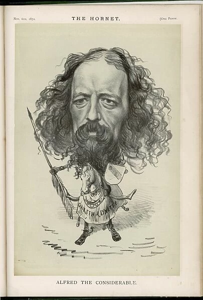 Tennyson (Hornet). ALFRED, LORD TENNYSON English poet A caricature