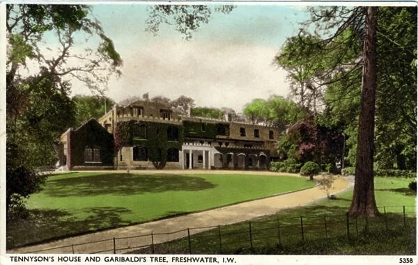 Tennysons House & Garibaldis Tree, Freshwater, Isle of Wig