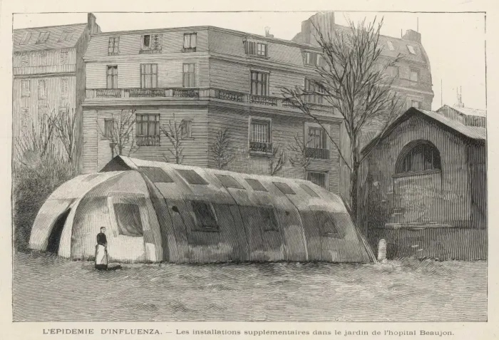 Framed Print : Tent Hospital / Flu Epidem Framed Print : Tent Hospital / Flu Epidem