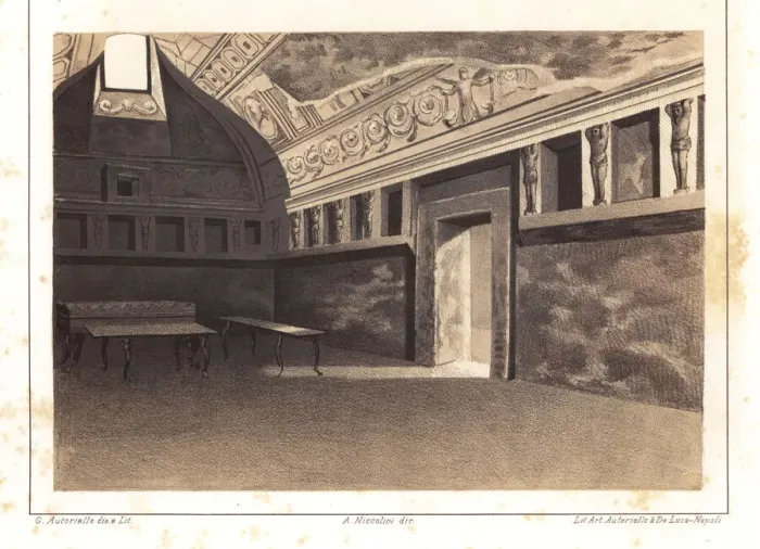 Framed Print : Tepidarium or warm bath, near the gate to Stabiae Framed Print : Tepidarium or warm bath, near the gate to Stabiae