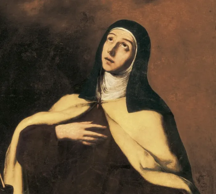 Framed Print : TERESA of JESUS, Saint (1515-1582). RIBERA, Jos Framed Print : TERESA of JESUS, Saint (1515-1582). RIBERA, Jos