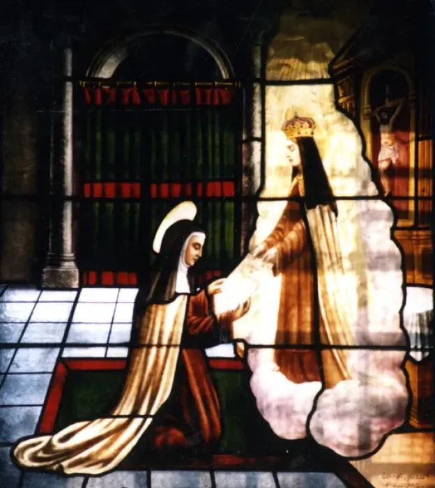 Framed Print : Teresa and the virgin Framed Print : Teresa and the virgin