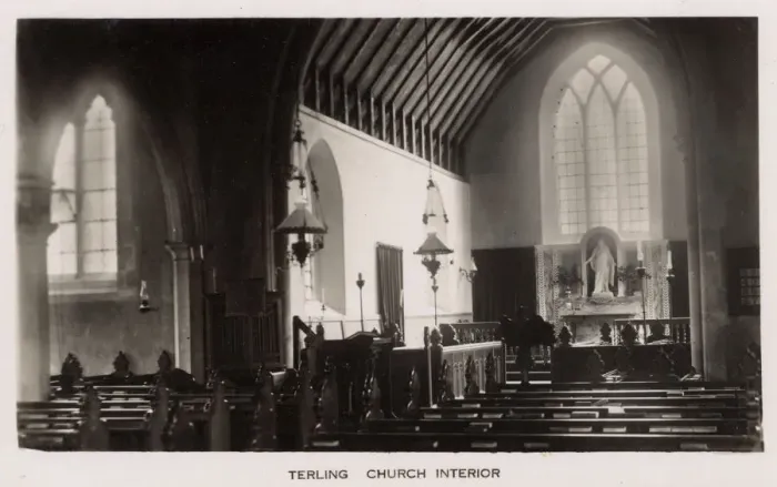 Framed Print : Terling, Essex - Terling Church - Interior Framed Print : Terling, Essex - Terling Church - Interior