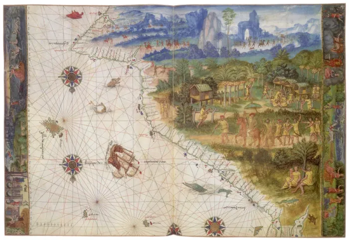 Framed Print : Terra Java 1547 Date: 1547 Framed Print : Terra Java 1547 Date: 1547