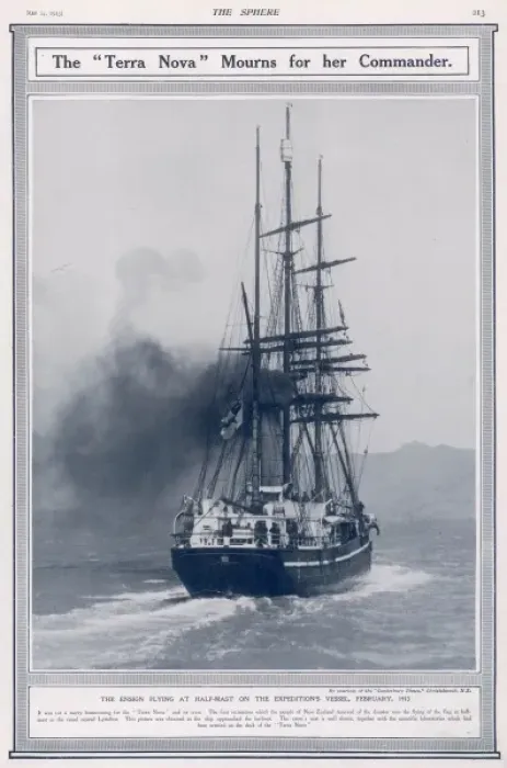 Framed Print : The Terra Nova mourns for her Commander Framed Print : The Terra Nova mourns for her Commander