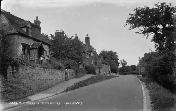 Framed Print : The Terrace, Fittleworth Framed Print : The Terrace, Fittleworth