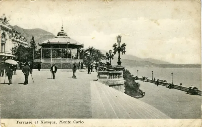 Framed Print : The Terrace & Kiosk, Monte Carlo Framed Print : The Terrace & Kiosk, Monte Carlo