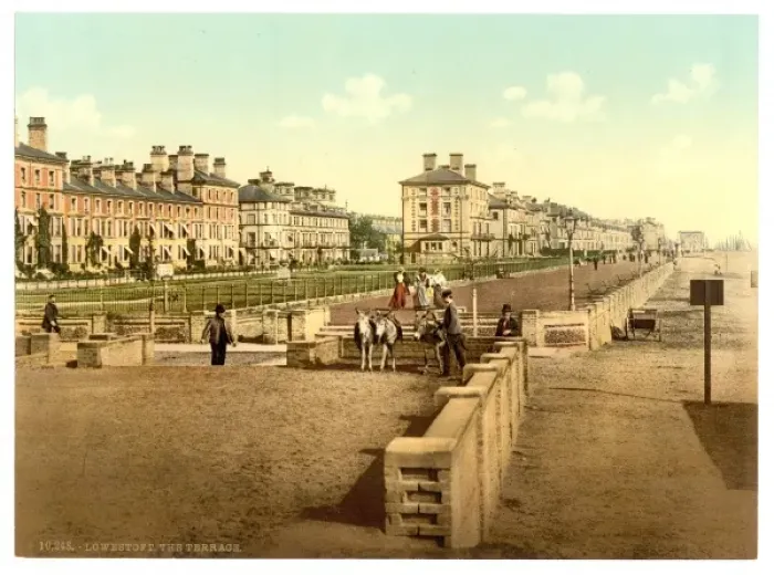 Framed Print : The terrace, Lowestoft, England Framed Print : The terrace, Lowestoft, England