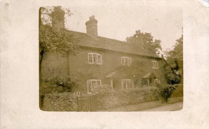 Framed Print : Terraced Houses, Toft, Cheshire