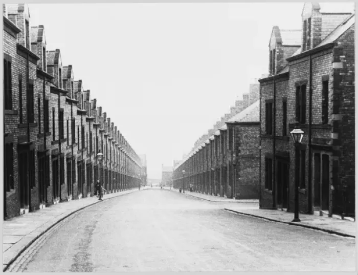 Framed Print : Terraced Housing / Monck Framed Print : Terraced Housing / Monck
