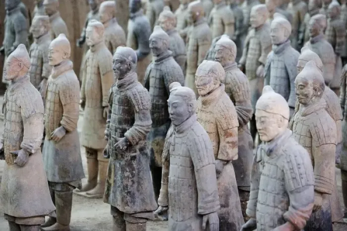 Framed Print : Terracotta Army. 221-206 BC. CHINA. Xian. Mausoleum Framed Print : Terracotta Army. 221-206 BC. CHINA. Xian. Mausoleum