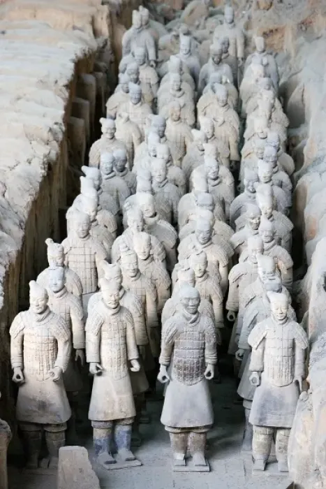 Framed Print : Terracotta Army. 221-206 BC. CHINA. Xian. Mausoleum Framed Print : Terracotta Army. 221-206 BC. CHINA. Xian. Mausoleum